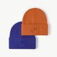 Smiley Face Rib-Knit Beanie