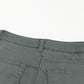 Button Fly Hem Detail Skinny Jeans