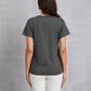COFFEE UNTIL MORE COFFEE Round Neck T-Shirt