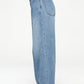 Button-Fly Wide Leg Jeans