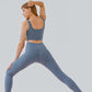 Cropped Square Neck Yoga Tank