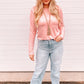 Cutout Racerback Long Sleeve Top