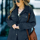 Corduroy Ribbed Fleece Lined Jacket