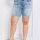 Vervet by Flying Monkey Full Size Distressed Denim Shorts