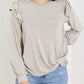 CY Fashion Addicted to You Ruffle Shoulder Top