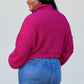 Zenana First Snow Ribbed Turtleneck Sweater