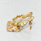 Cape Robbin Chunky Chain Detail Heels in Yellow