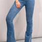 Zenana Seam Detail Bootcut Jeans
