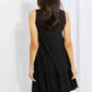 Zenana Head Over Heels Full Size Sleeveless Ruffle Hem Dress