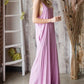 Veveret Pocketed Spaghetti Strap V-Neck Wide Leg Jumpsuit