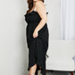 White Birch Full Size Spaghetti Strap Ruffled Maxi Dress