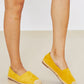 WeeBoo In Step Espadrille Slip-On Flats in Yellow