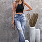 Distressed Bootcut Jeans