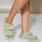 Cape Robbin Soft Steps Buckled Fuzzy Sandals