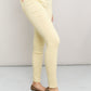 YMI Jeanswear Kate Hyper-Stretch Full Size Mid-Rise Skinny Jeans in Banana Cream