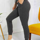 Blumin Apparel Full Size Easy Living Ribbed Joggers