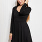 White Birch Missing Link Full Size Long Sleeve Dress