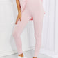 Zenana Self Love Full Size Brushed DTY Microfiber Lounge Set in Dusty Pink
