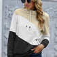 Colorblock Pocketed Hoodie