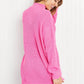 Davi & Dani Camera Ready Full Size Mock Neck Sweater