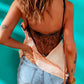 Contrast Spliced Lace Cami