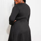 White Birch Missing Link Full Size Long Sleeve Dress