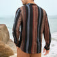 Striped Long Sleeve Buttoned Shirt