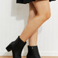 Weeboo Easy Street Block Heel Booties