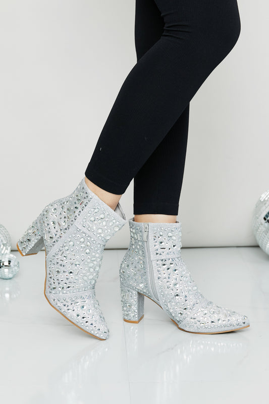 Forever Link Geometric Crystal Booties