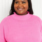 Davi & Dani Camera Ready Full Size Mock Neck Sweater
