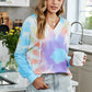 Tie-Dye Dropped Shoulder Hoodie