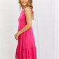 Zenana In The Groove Full Size Sleeveless Ruffle Dress
