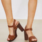 DDK Kindness and Grace Studded Block Heels