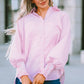 Striped Button Front Smocked Shirt