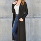 Basic Bae Full Size Open Front Long Sleeve Cover Up