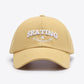 SKATING Letter Embroidery Baseball Cap