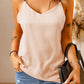 Contrast Spliced Lace Cami