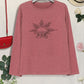 SUNSHINE COFFE Round Neck Long Sleeve T-Shirt