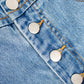 Button-Fly Wide Leg Jeans