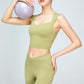 Sweat Absorbing Sleeveless Sports Bra