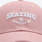 SKATING Letter Embroidery Baseball Cap