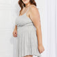 White Birch Wild Wonder Full Size Cheetah Sleeveless Dress