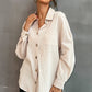 Button Front Pocket Blouse