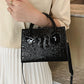Textured PU Leather Crossbody Bag