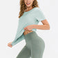 Curved Hem Athletic T-Shirt