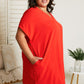 Cotton Bleu Hidden Cove Full Size Airflow Pleated Detail Dress
