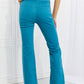 Zenana Clementine Full Size High-Rise Bootcut Jeans in Teal