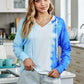 Tie-Dye Dropped Shoulder Hoodie