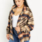 CY Fashion Crushing on Fall Full Size Plaid Shacket