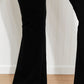 Zenana Let's Get Movin' Full Size Raw Hem Flared Yoga Pants